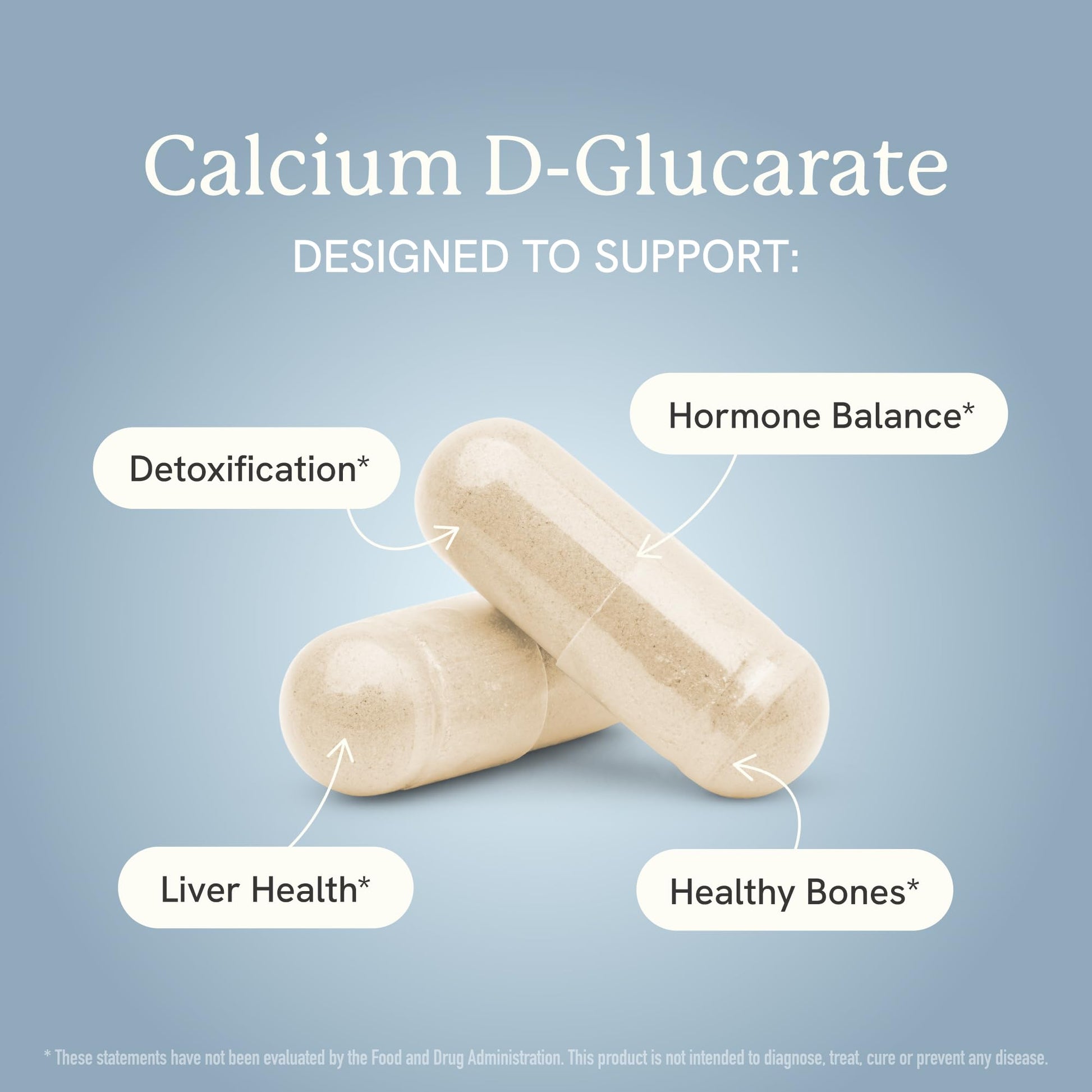 Calcium D-Glucarate | 500MG | CDG for Liver Detox and Cleanse, Hormone Balance, and Menopause Support | Calcium Supplement | Vegan, Non-GMO, Third-Party Tested | 90 Capsules (3-Month Supply) SMNutrition buy supplements canada