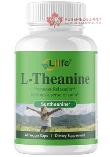 LIIFE L-Theanine (Suntheanine®) with GABA– 60 Veggie Capsules Support with Magnesium & Black Pepper for a Healthy Stress Response, Relaxation, and Focus Increases Brain Alpha-Wave Production* LIIFE buy supplements canada