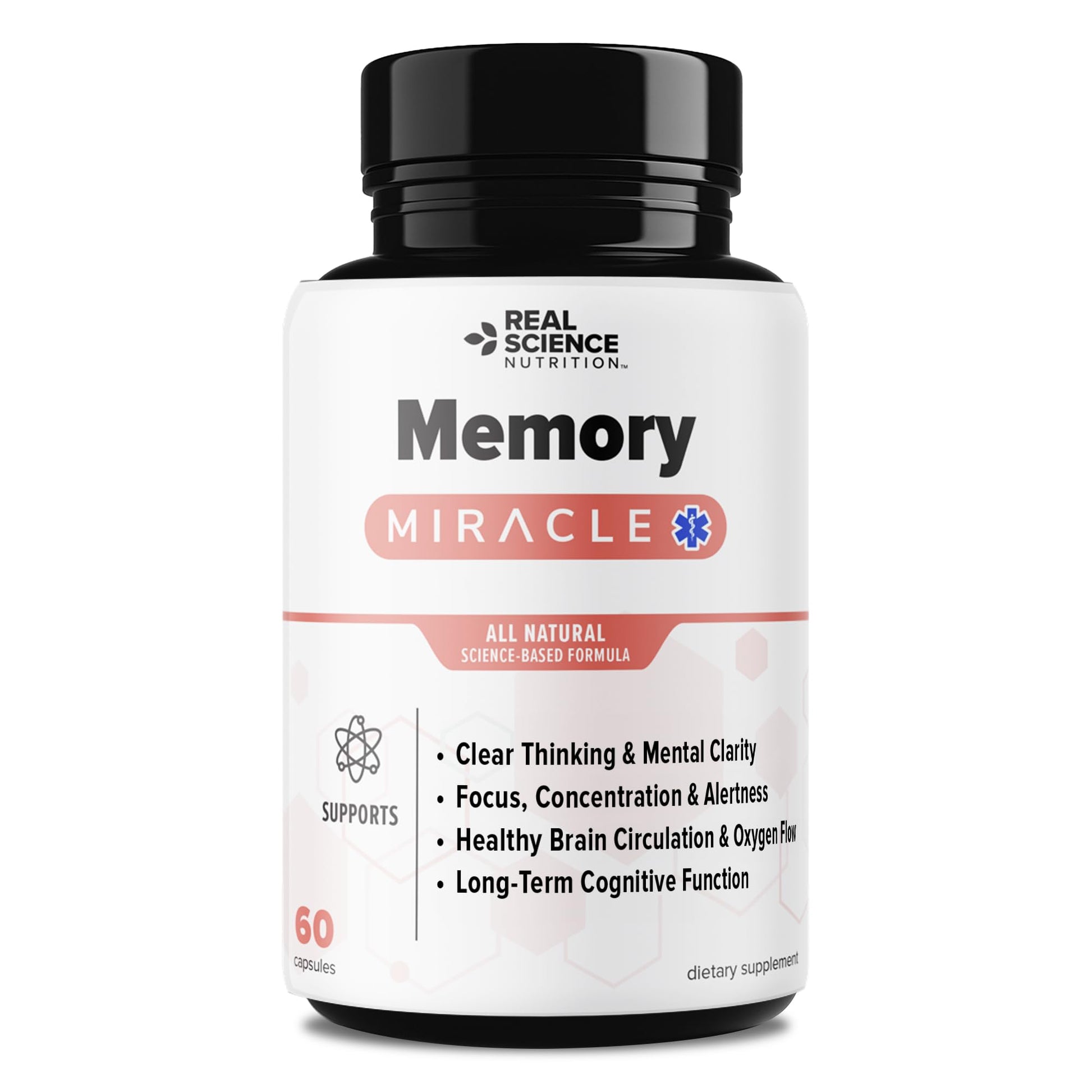 Real Science Nutrition Offers Memory Miracle – Brain and Memory Support Supplement for Focus, Mental Clarity & Brain Health – Nootropic Brain Booster with Nitric Oxide – 60 Capsules Real Science Nutrition buy supplements canada