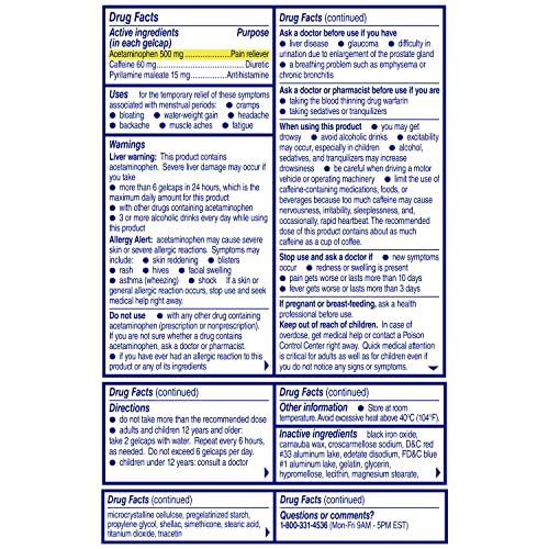 Midol Complete Gelcaps 24ct: Midol Complete Menstrual Pain Relief Gelcaps with Acetaminophen Midol buy supplements canada