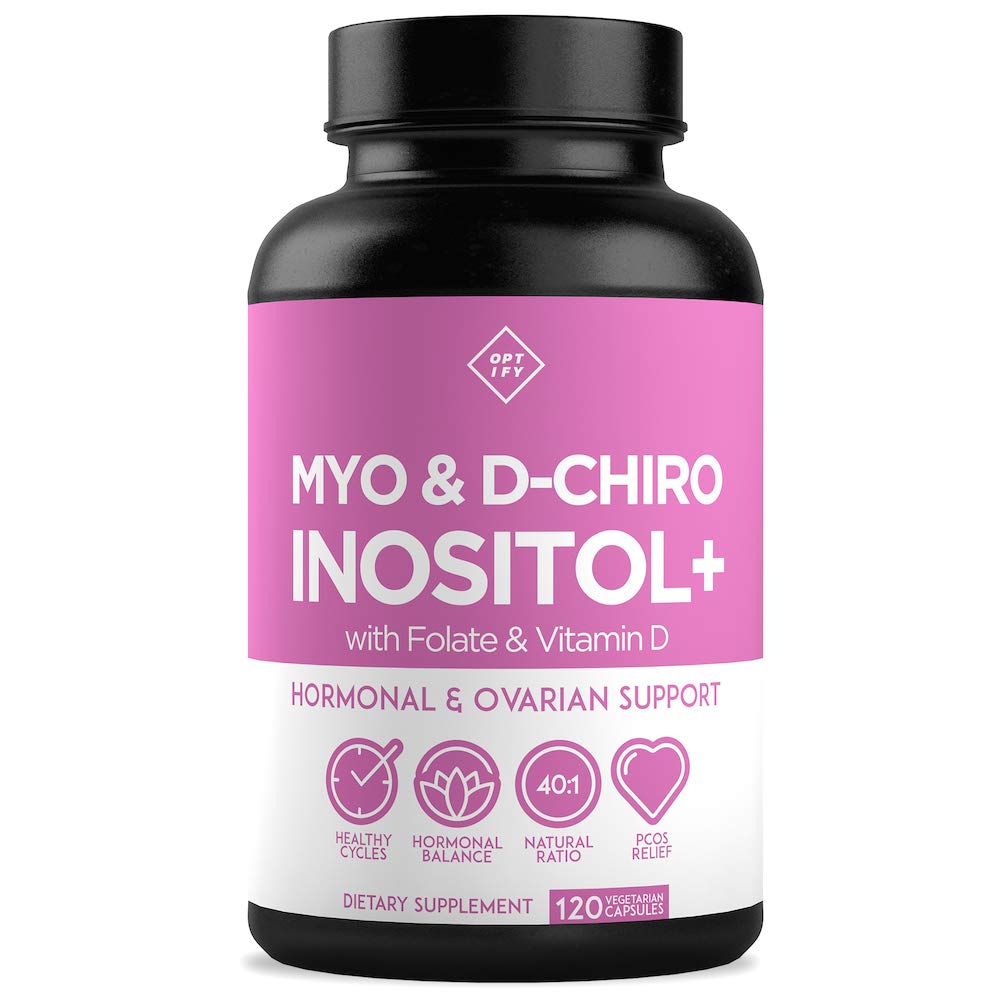 Premium Inositol Supplement - Myo-Inositol and D-Chiro Inositol Plus Folate and Vitamin Optify buy supplements canada