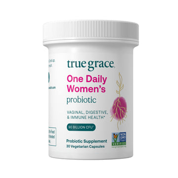 True Grace One Daily Women’s Probiotic - 30 Vegetarian Capsules - Digestive, Vaginal True Grace buy supplements canada