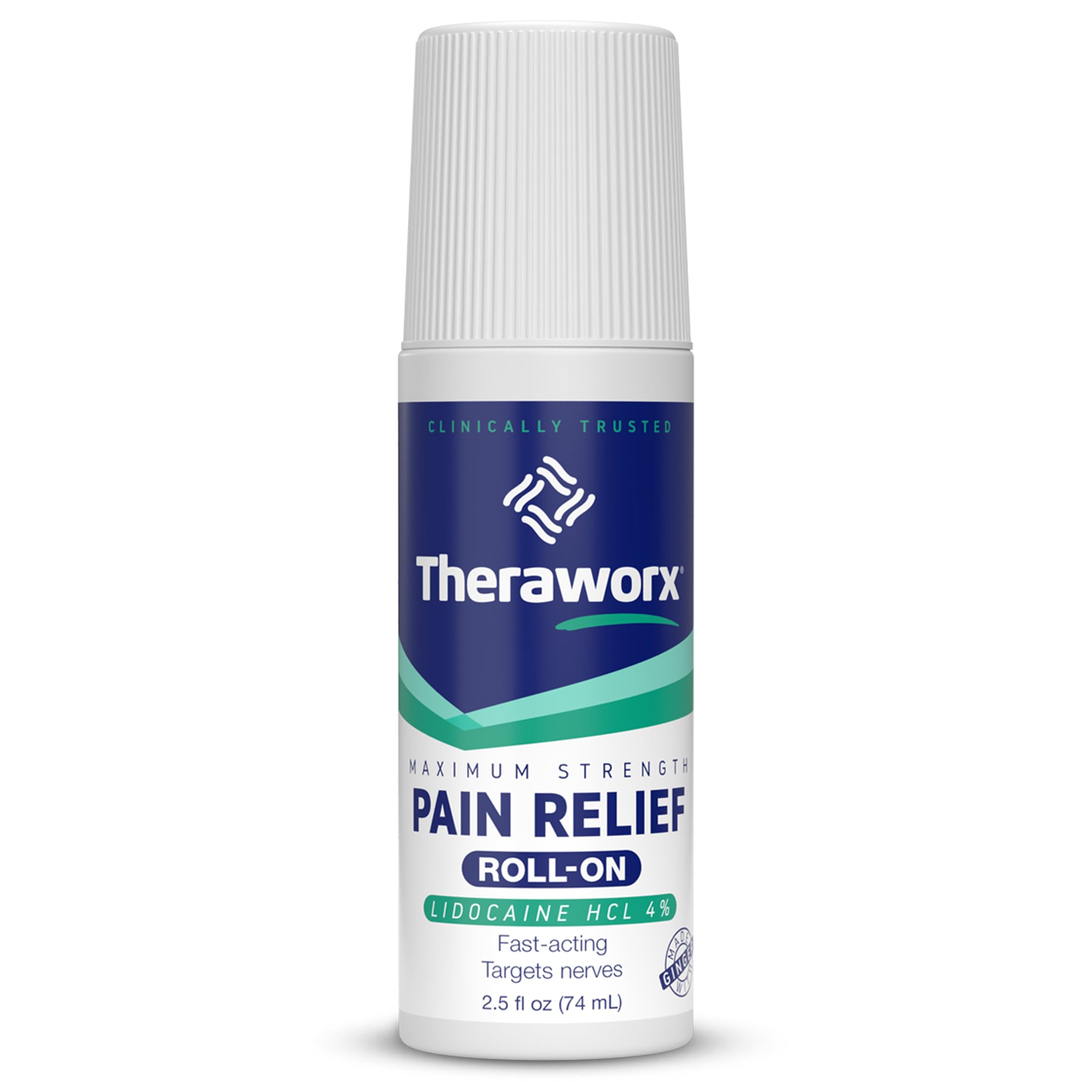 Theraworx Maximum Strength Pain Relief Roll-On with Lidocaine, Fast-Acting - 2.5 Oz - 1 Count Theraworx buy supplements canada