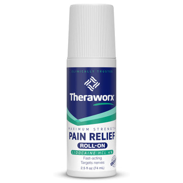 Theraworx Maximum Strength Pain Relief Roll-On with Lidocaine, Fast-Acting - 2.5 Oz - 1 Count Theraworx buy supplements canada