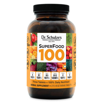 Dr. Schulze's | SuperFood 100 | Vitamin & Mineral Herbal Concentrate | Dietary Supplement Dr. Schulze's buy supplements canada