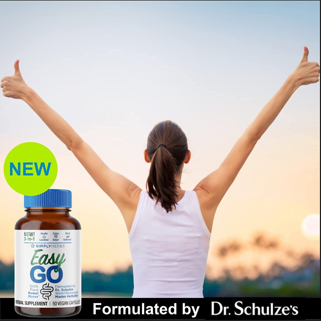 Dr. Schulze's Easy GO Bowel Mover - Formulated Gentle Laxative, Colon Toner & Stool Dr. Schulze's buy supplements canada