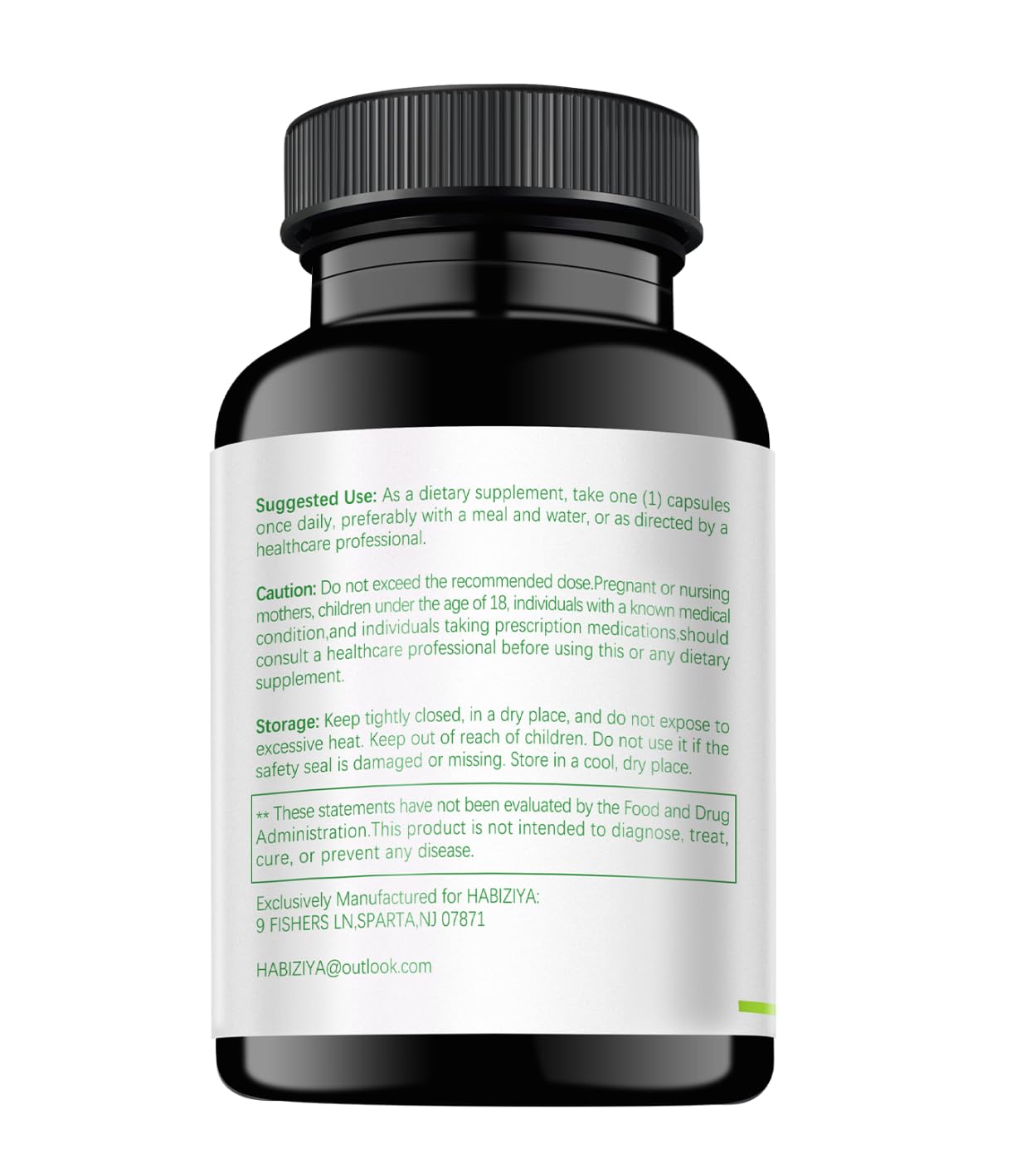 HABIZIYA Cortisol Manager Supplement for Women and Men Adrenal Support with Ashwagandha, Rhodiola Rosea, Holy Basil, Mood & Sleep Support - Non-GMO, Vegan Capsules (60 Count) HABIZIYA buy supplements canada