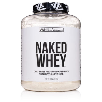 NAKED Nutrition Whey Vanilla Protein - All Natural Grass Fed Whey Protein Powder NAKED buy supplements canada