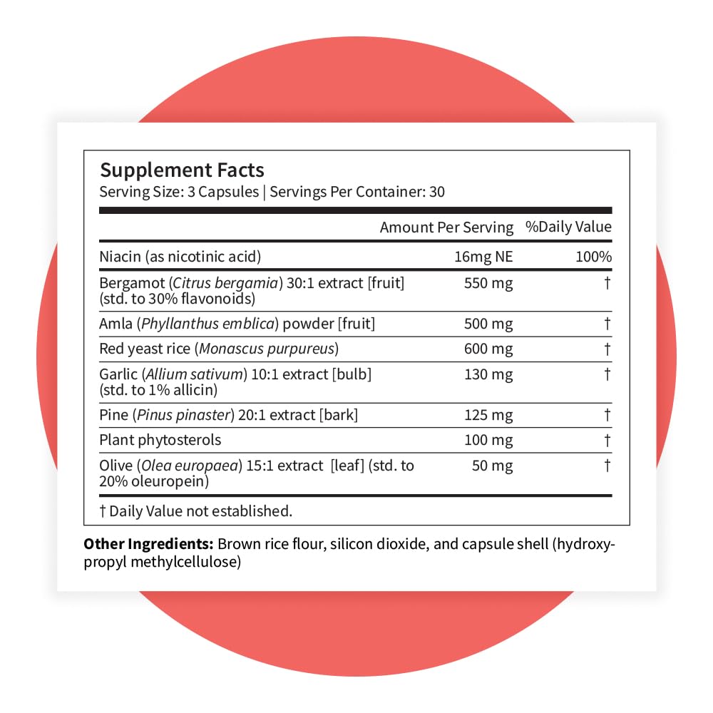 Pattern Wellness Cholesterol Complex Supplement – Supports Overall Well-Being – 3rd Party Lab Tested – 90 Vegan Capsules Pattern Wellness buy supplements canada