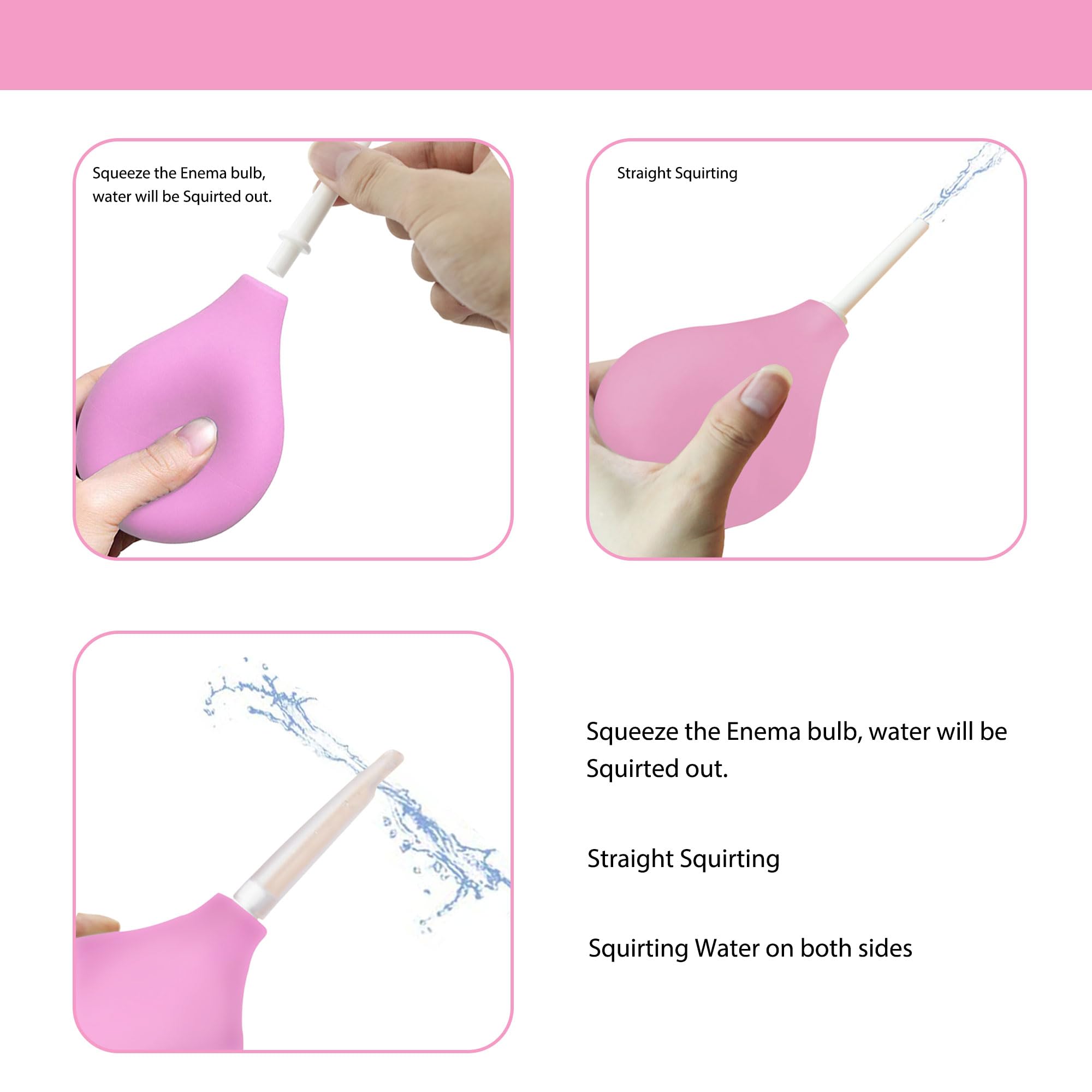TopQuaFocus 8oz Enema Bulb Kit Anal and Vaginal Douche Bulb for Men Flushing System Enemas Silicone TopQuaFocus buy supplements canada