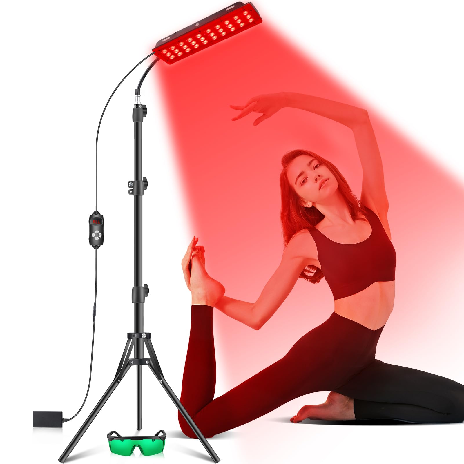 RUISQM Red Light Therapy Lamp, Infrared Light Therapy with Stand - 660nm Redlight & 850nm RUISQM buy supplements canada