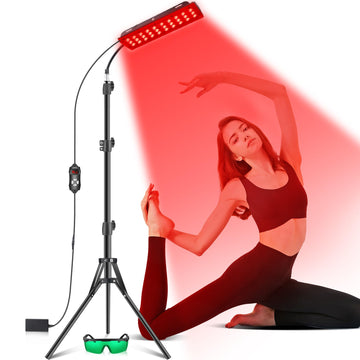 RUISQM Red Light Therapy Lamp, Infrared Light Therapy with Stand - 660nm Redlight & 850nm RUISQM buy supplements canada