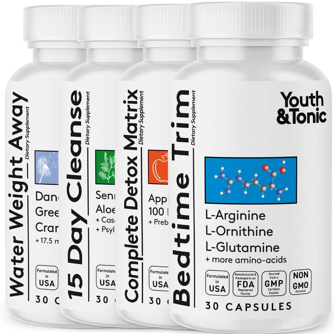 Youth & Tonic Bedtime Trim Detox Cleanse Kick Off Weight Management - 120 Pills Youth & Tonic buy supplements canada