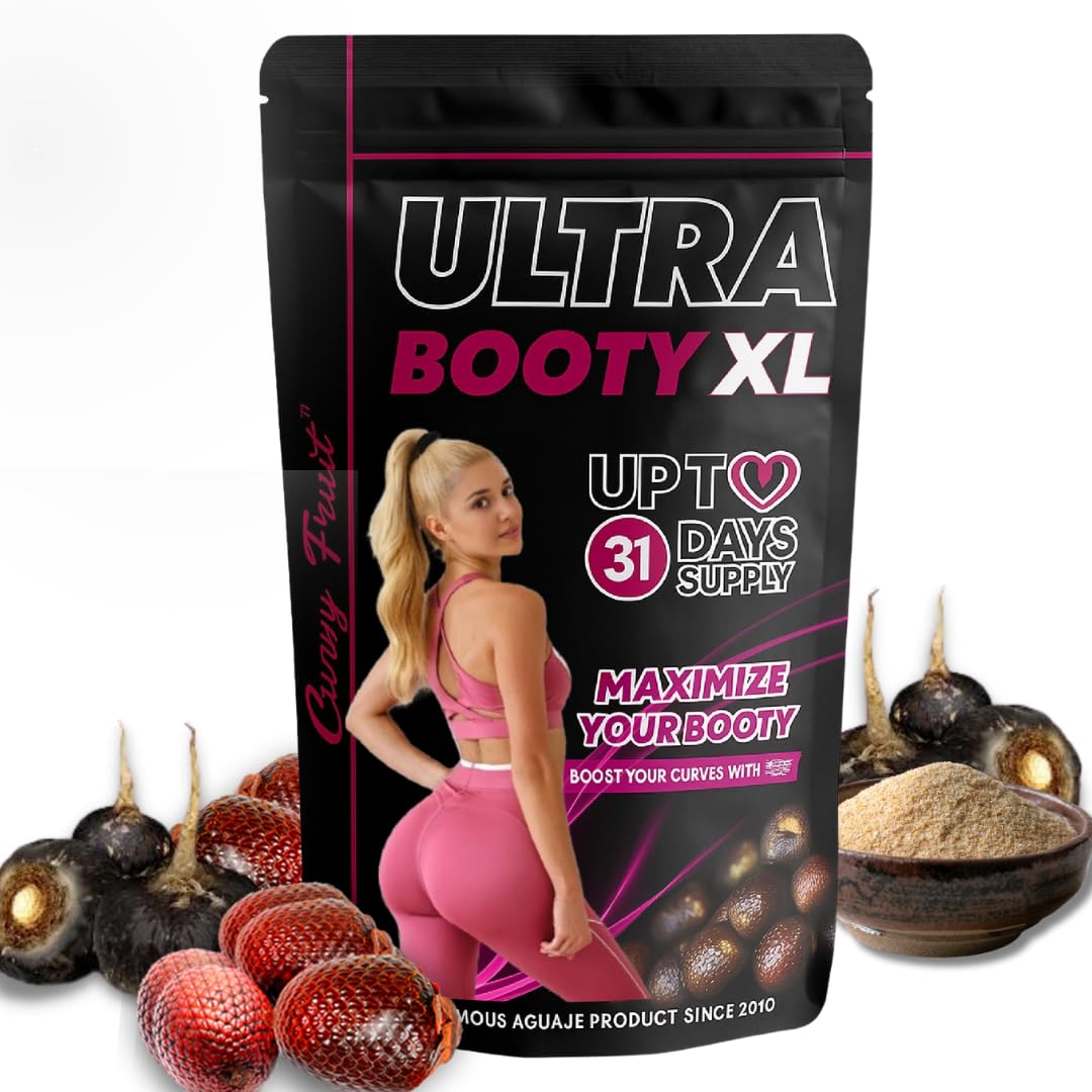 Curvy Fruit Maximum Booty Growth – Ultra Booty Powder with Aguaje + Black Maca – Glute Volume Supplement for Women Curvy Fruit buy supplements canada