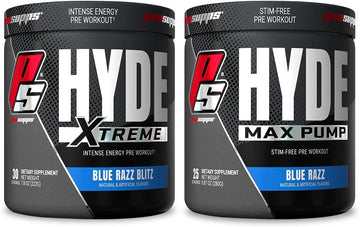 PROSUPPS Hyde Xtreme Blue Razz and Hyde Max Pump Blue Raspberry Bundle PROSUPPS buy supplements canada