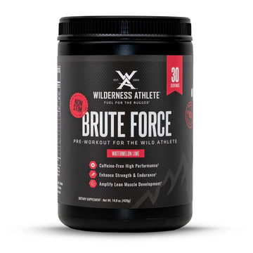 Wilderness Athlete - Brute Force (Caffeine Free Preworkout) | Stim Free Pre Workout Energy Wilderness Athlete buy supplements canada