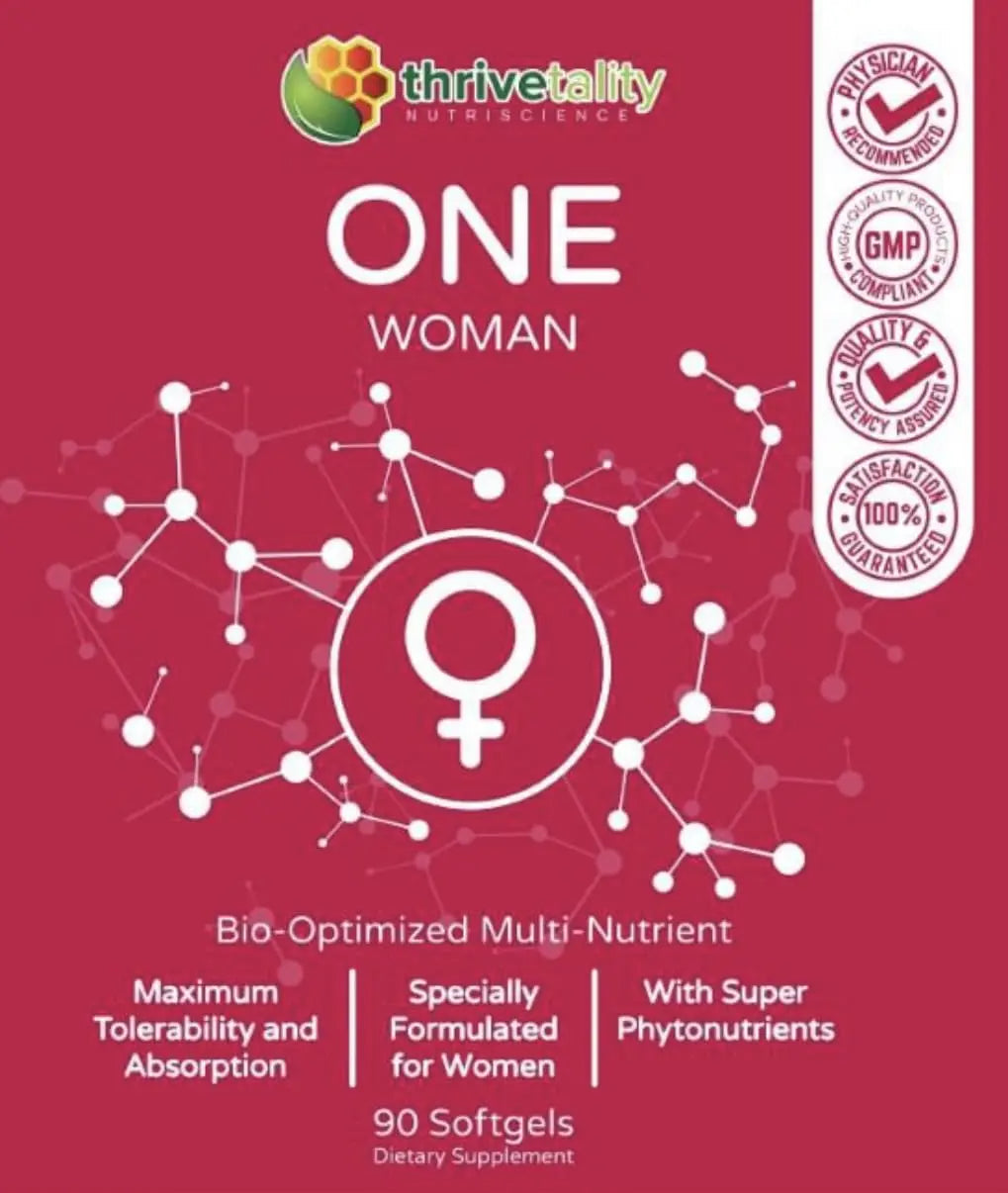 ONE Woman Bio-Optimized Multi-Nutrient by Thrivetality | Women's Multivitamin | #1 Physician Formulated | Science Based | Clinically Proven | Thrivetality Nutriscience buy supplements canada