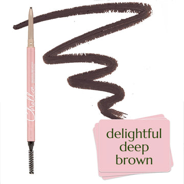 Chella Eyebrow Pencil – Easy-to-Use Brow Definer for Shaping, Filling & Blending – Long-Wear Deep Brown Eyebrow Pencils for Women with Precise Tip (Deep Brown) Chella buy supplements canada