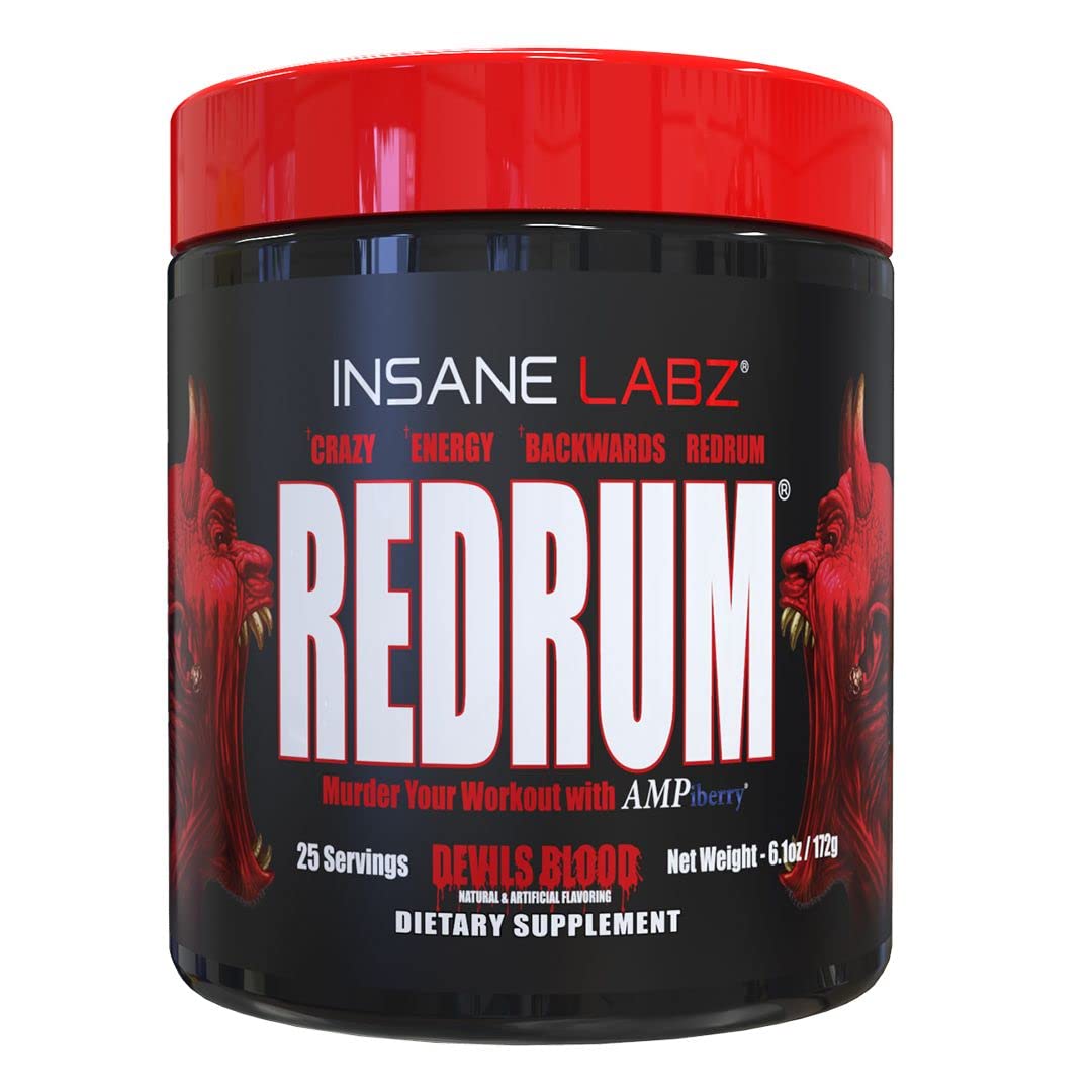 Insane Labz Redrum High Stim Pre Workout NO Booster Powder, Loaded with Beta Alanine Insane Labz buy supplements canada