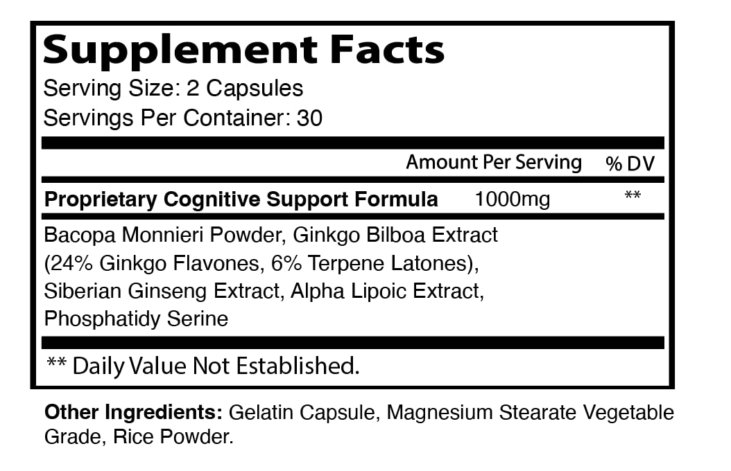 IDEAL PERFORMANCE (2 Pack) Cognigence Focus Nootropic Memory Booster Supplement Pills (120 Capsules) IDEAL PERFORMANCE buy supplements canada