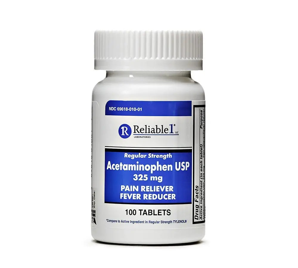 Reliable 1 Regular Strength Acetaminophen USP Tablets 325 mg, 100 Count Reliable-1 Laboratories buy supplements canada
