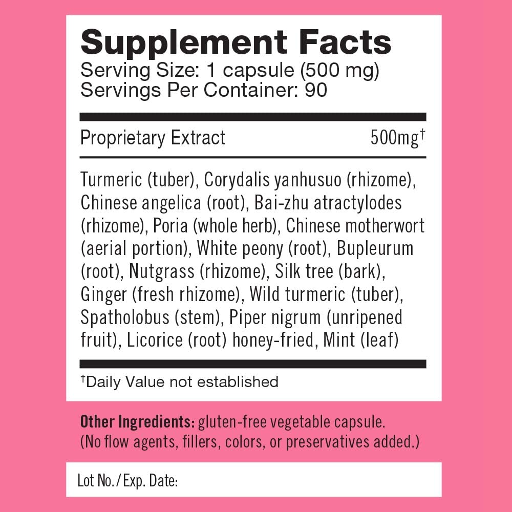 Herbalogic - Peacekeeper CX Herb Capsules - Reduces PMS Related Mood Swings - Reduces Cramps & Pain Associated with Monthly Periods - Contains Turmeric & Corydalis - 30 Cap Count Herbalogic buy supplements canada