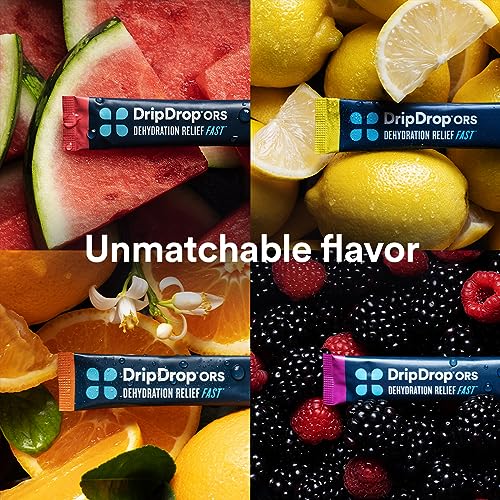 DripDrop Hydration - Electrolyte Powder Packets - Watermelon, Berry, Orange, Lemon DripDrop buy supplements canada