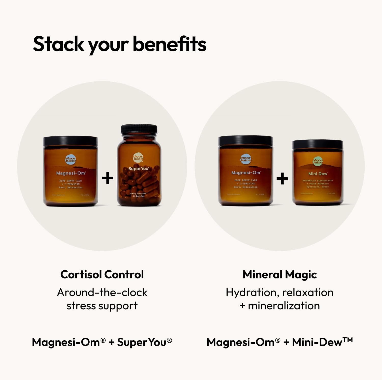 Moon Juice Magnesi-Om Magnesium Powder Supplement - Chelated Magnesium Complex + L-Theanine Blend for Rest, Relaxation & Regularity - Vegan, Non-GMO & No Sugar, Blue Lemon, 4.2 oz, 30 Servings Moon Juice buy supplements canada