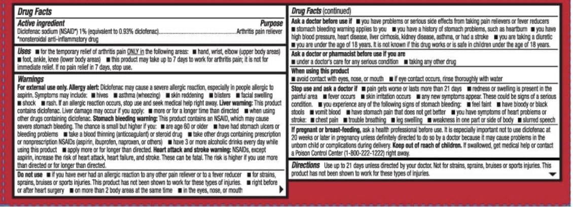 Leader Arthritis Pain Relief Gel, Original Prescription Strength, Diclofenac Sodium Topical Gel 1%, for Adults, Both Men & Women, and Children 12+, Compare to Voltaren, 3.53 Oz Leader buy supplements canada