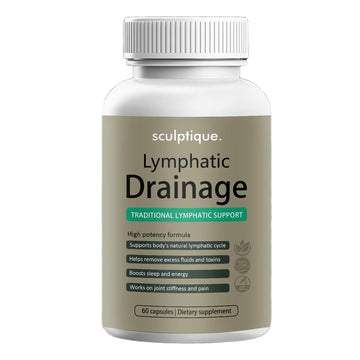 pressurepal Sculptique Lymphatic Drainage Capsules, New Maximum Potency Formula with Dandelion Extract, Cleavers Extract - Supports Cellulite Reduction, Lymphatic Drainage, 60 Capsules (1pcs) pressurepal buy supplements canada