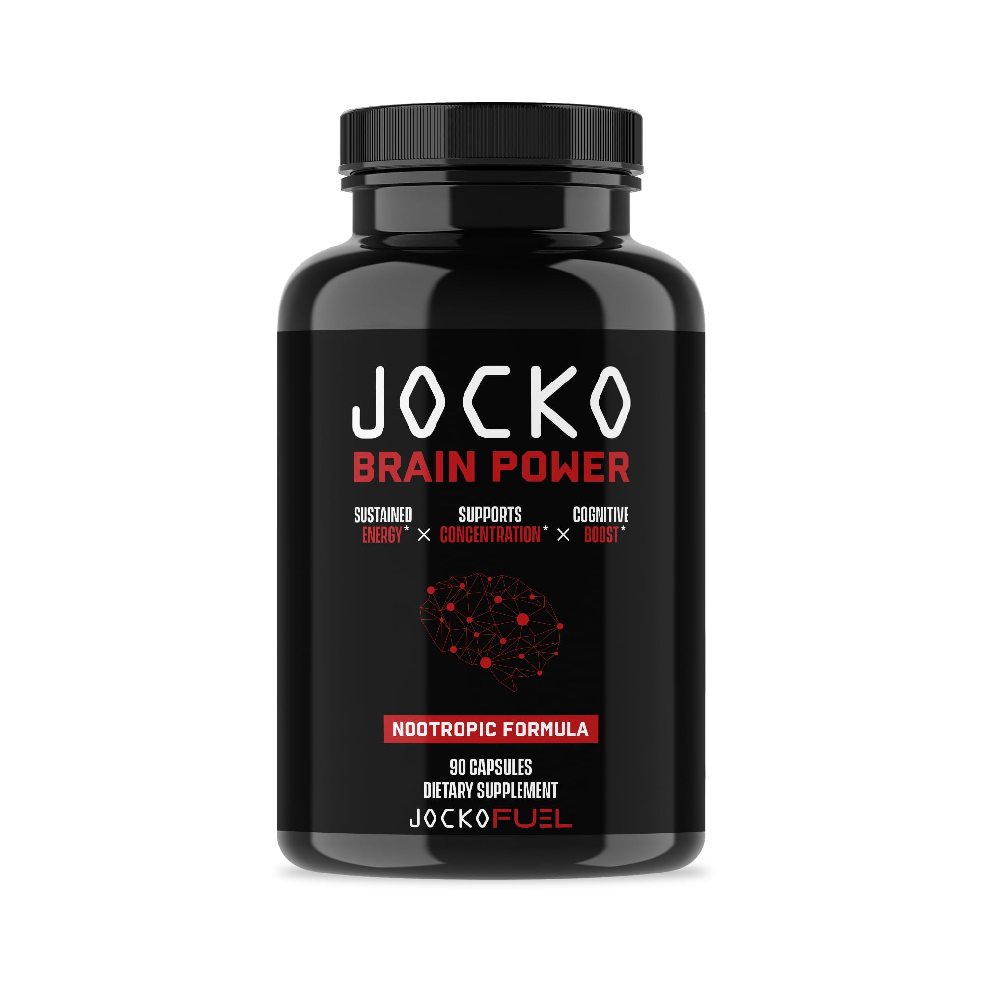 Jocko Fuel Brain Power - Nootropic Dietary Supplements for Memory & Focus wiht L Theanine, L Carnitine- Energy & Focus Supplement (90 Capsules) Jocko Fuel buy supplements canada