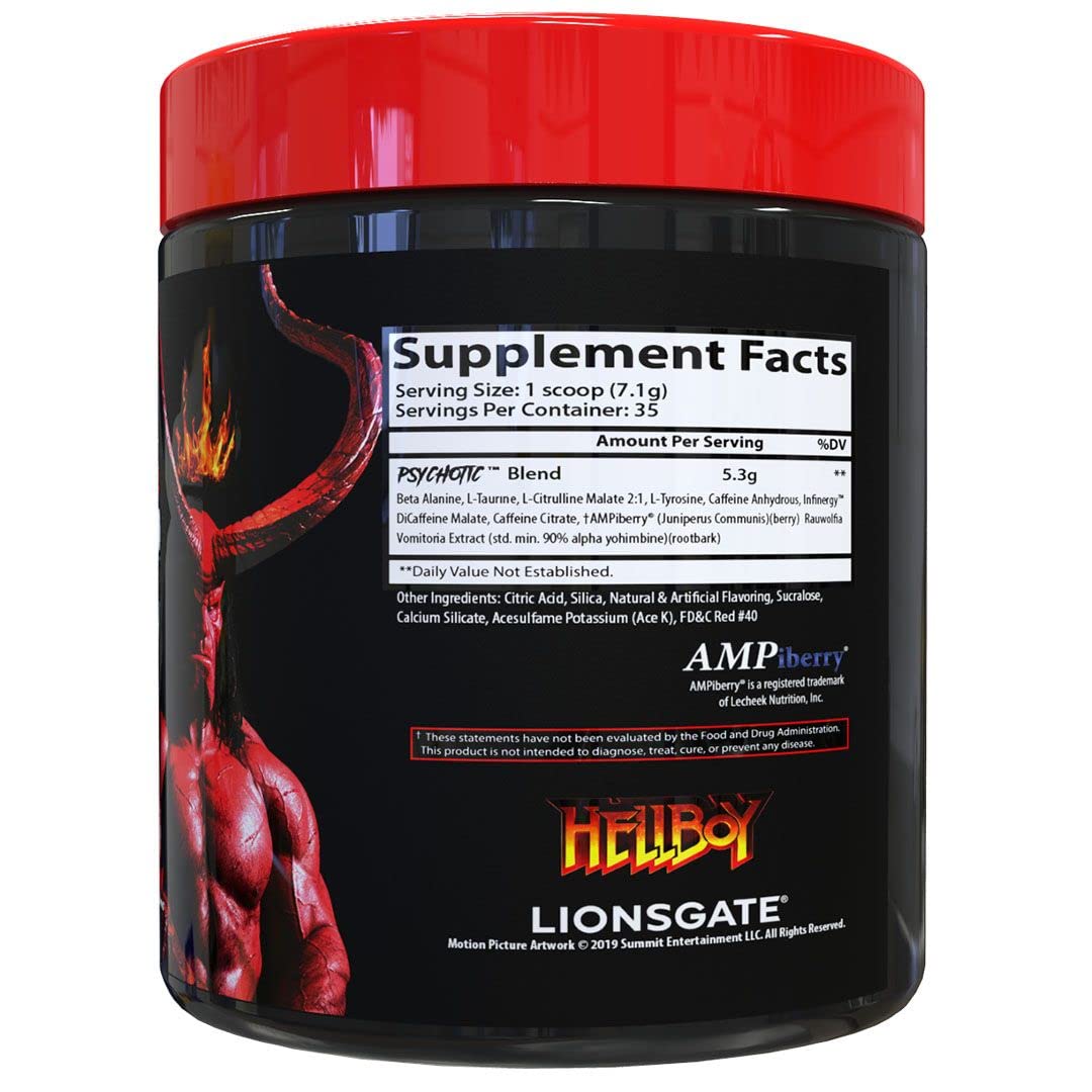Insane Labz Psychotic, High Stimulant Pre Workout Powder, Extreme Lasting Energy Insane Labz buy supplements canada