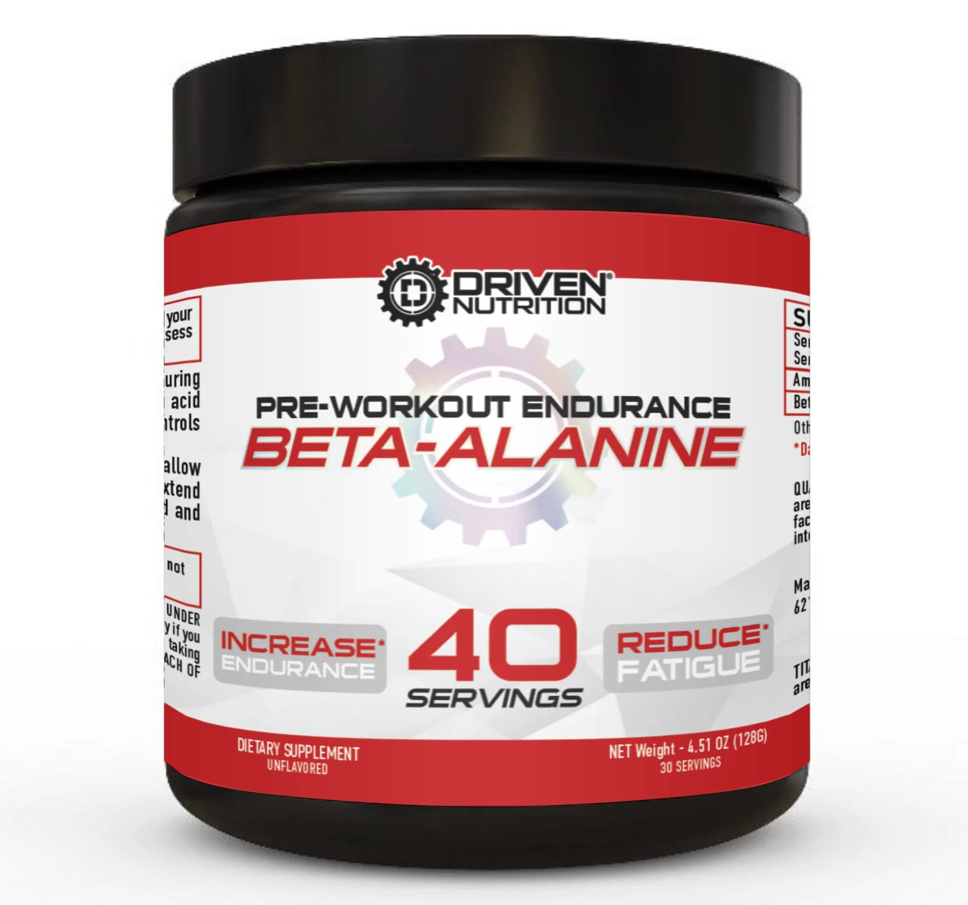 Driven Nutrition Beta Alanine, Unflavored - Preworkout Carnosine Booster for Physical Driven Nutrition buy supplements canada
