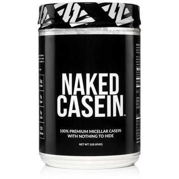 NAKED Casein - 1Lb Micellar Casein Protein - Bulk, Zero Carb, NSF Certified, GMO-Free, Gluten Free, Soy Free, Preservative Free - Stimulate Muscle Growth NAKED buy supplements canada