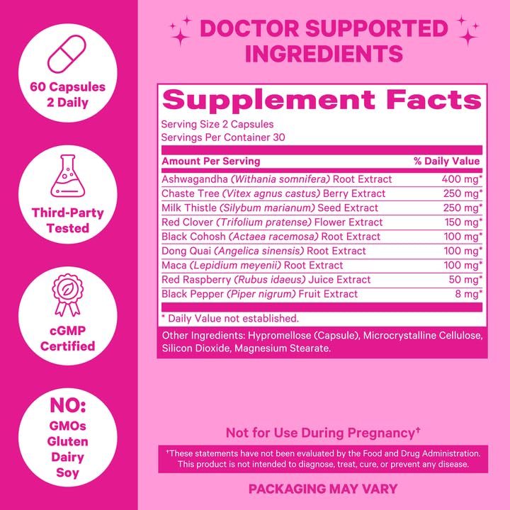 Pink Stork Menopause Supplements for Women with Ashwagandha and Black Cohosh Pink Stork buy supplements canada