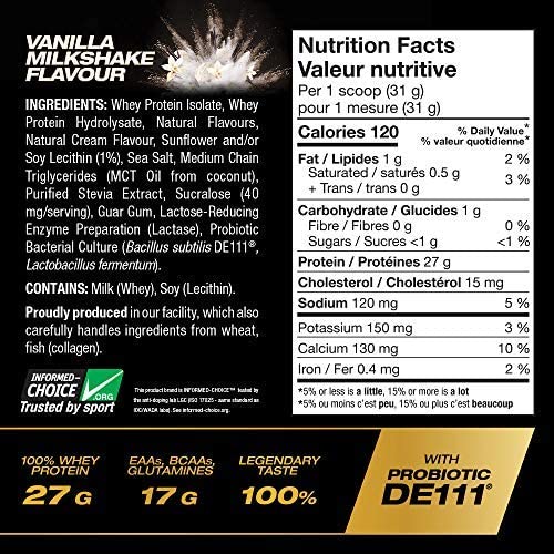 PVL ISO Gold – Grass Fed - Premium Isolate 100% Whey Protein Shake - Orange Krush'd - 908 g PVL buy supplements canada