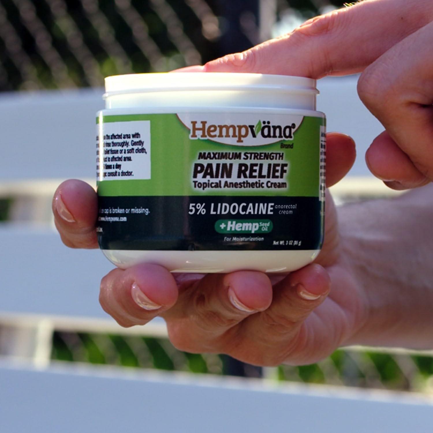 Hempvana 5% Lidocaine Relief Cream, Maximum Strength, AS-SEEN-ON-TV, Strong Cream, Numbs Irritated Nerves for Fast Anorectal Relief, Non-Greasy, Targeted Long-Lasting Relief. Enriched with Hemp, 3 Oz Hempvana buy supplements canada