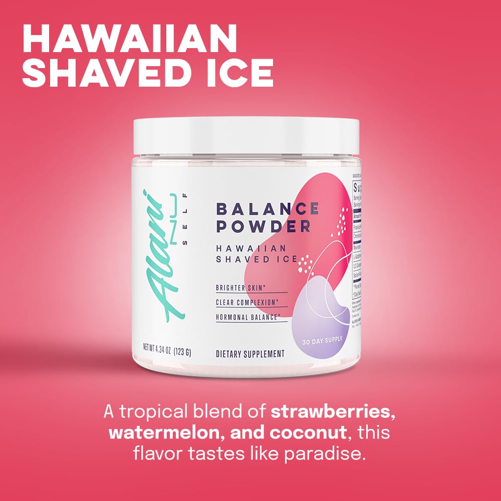 Alani Nu Balance Powder Hawaiian Shaved ICE | Supplement for Women | Hormonal Supp Alani Nu buy supplements canada
