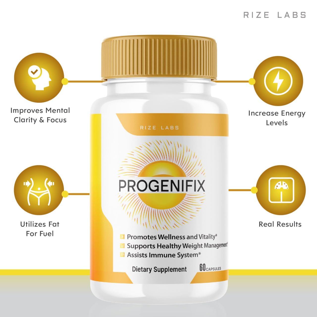 rize labs (2 Pack) Progenifix Weight Loss Supplement, Progenifix Capsules Total Body Wellness rize labs buy supplements canada