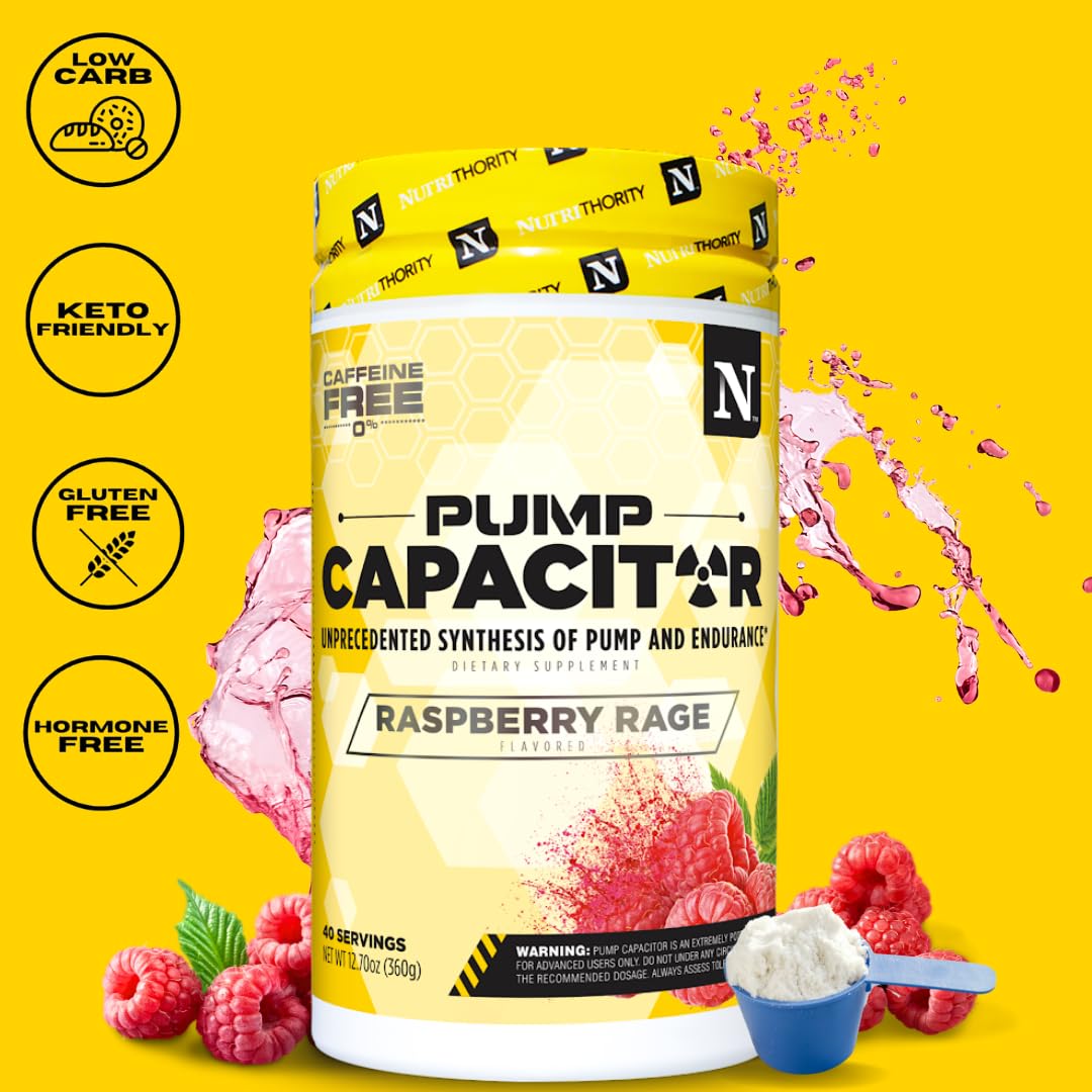 Nutrithority Pump Capacitor Non-Stimulant Sugar-Free Pre Workout for Men & Women Nutrithority buy supplements canada
