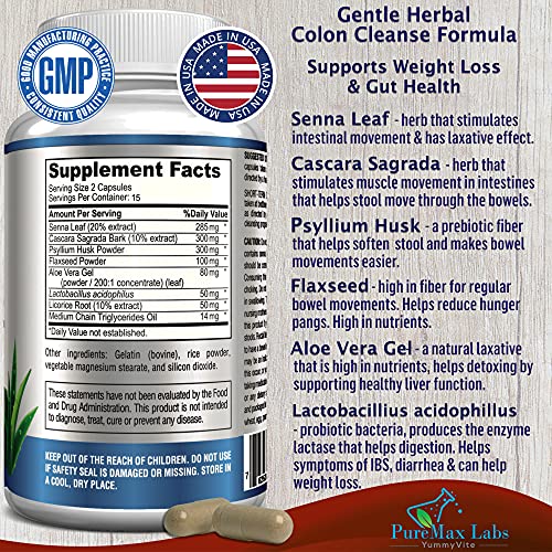 YUMMYVITE 15 Day Colon Cleanse and Detox, Herbal Detox Formula, Supports Weight YUMMYVITE buy supplements canada