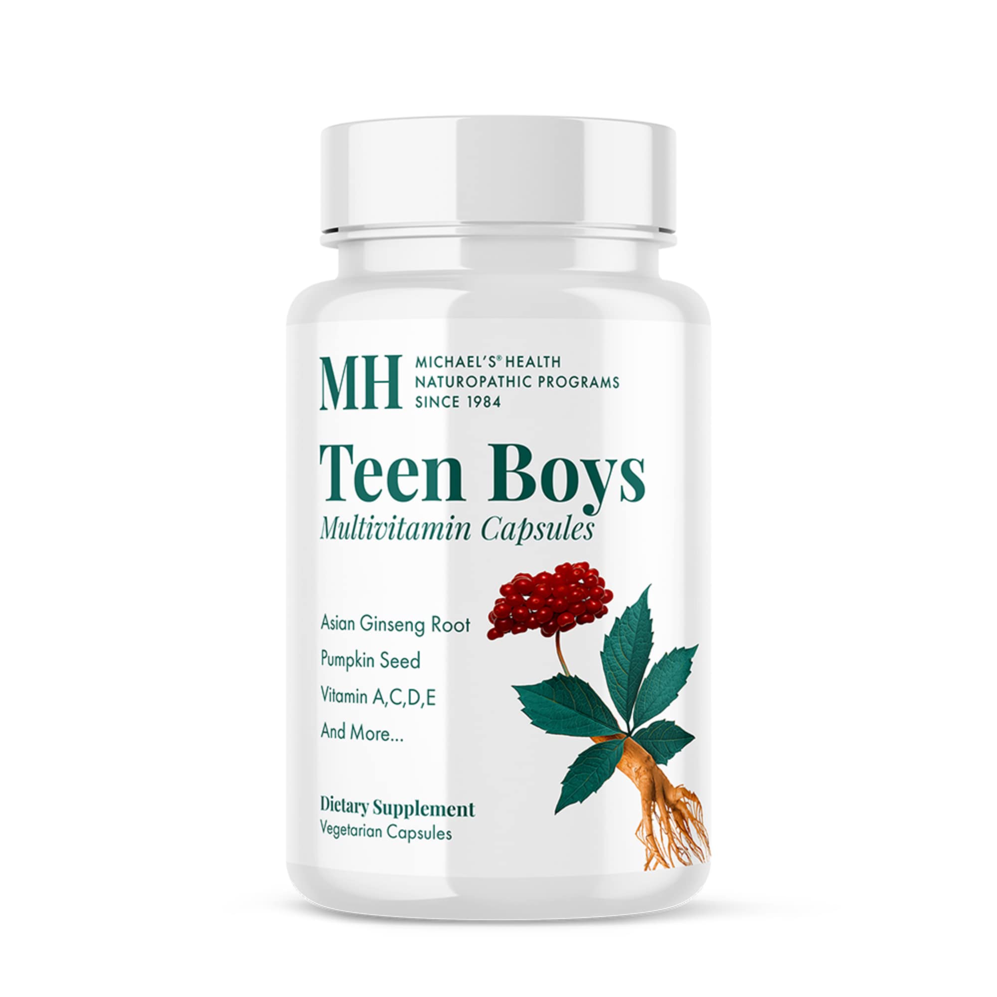 Michael's Health Naturopathic Programs Teen Boys - 60 Vegetarian Capsules - Daily Multivitamin Supplement - Kosher - 30 Servings MICHAEL'S buy supplements canada