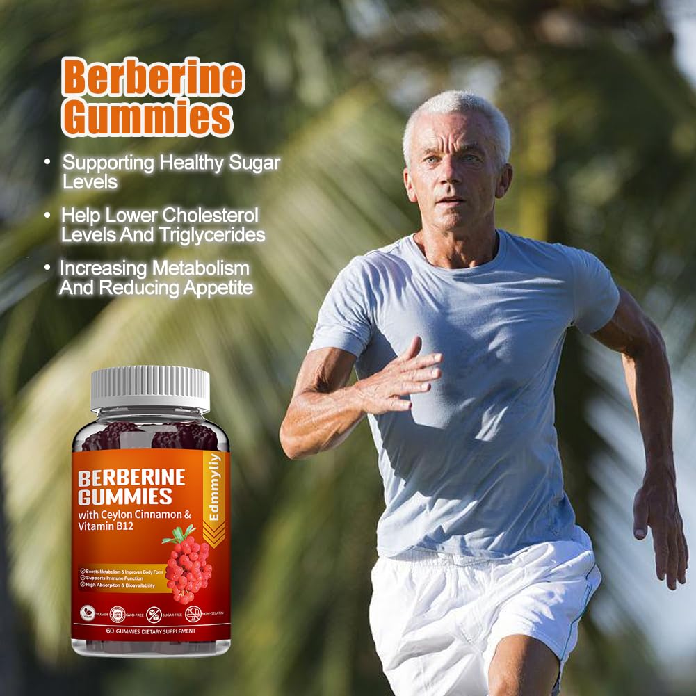 Berberine Gummies 1600mg with Ceylon Cinnamon Sugar Free High Potency Berberine Edmmyliy buy supplements canada