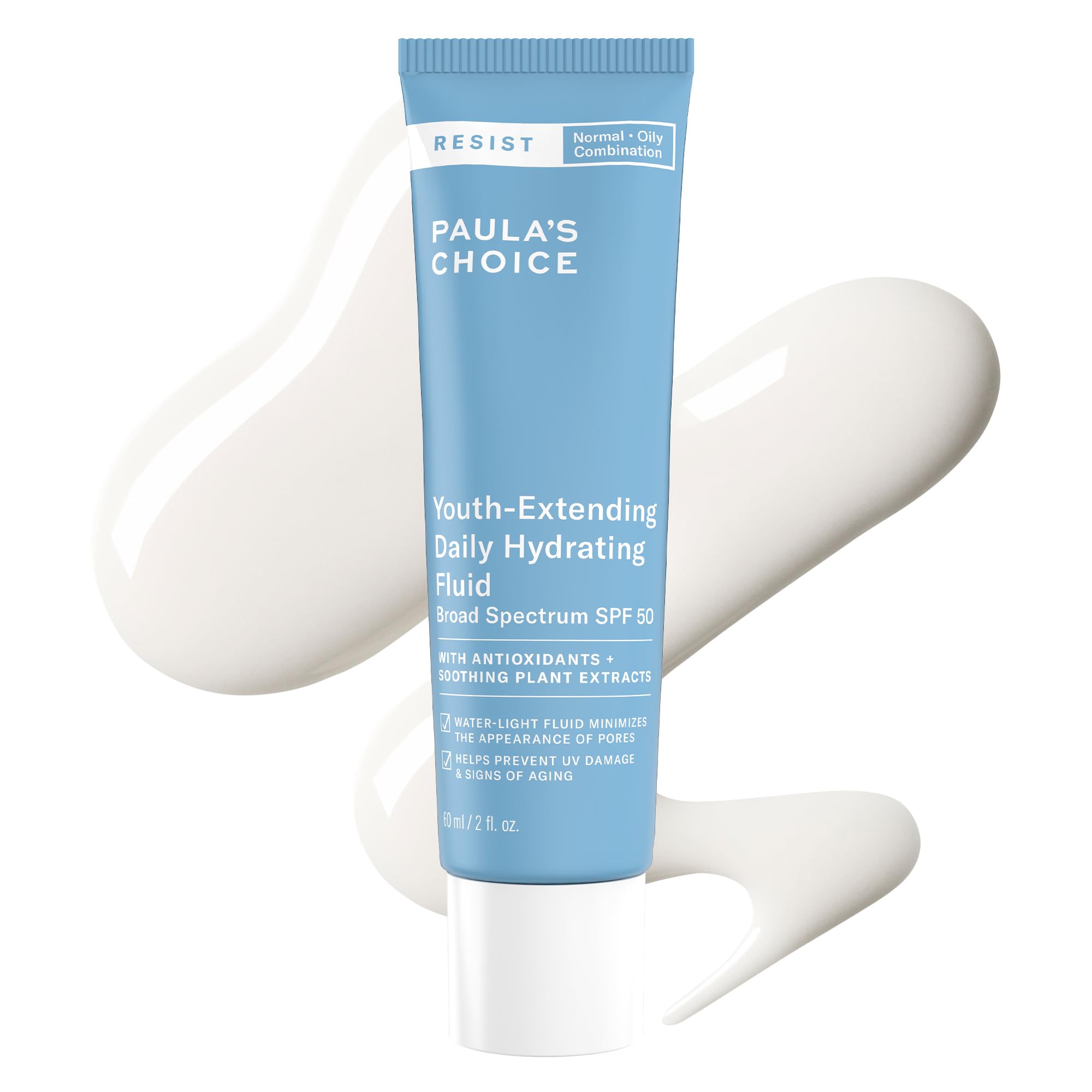 Paula's Choice RESIST Daily Hydrating Fluid Face Moisturizer with SPF 50 Sunscreen, Face Sunscreen for Oily Skin, Chamomile & Vitamin E Paula's Choice buy supplements canada