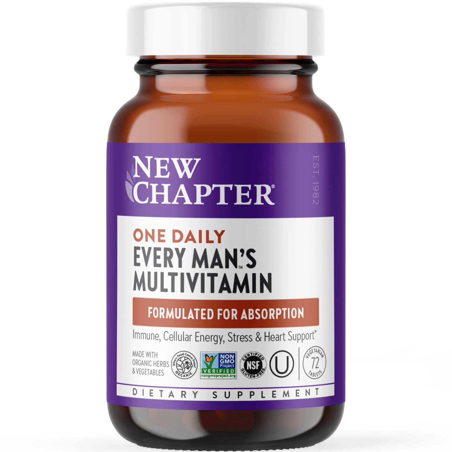 New Chapter Men’s Multivitamin, B6, Extra B12, D3, Vitamin C & Zinc, Immune, Heart, Cellular Energy, and Brain Health New Chapter buy supplements canada
