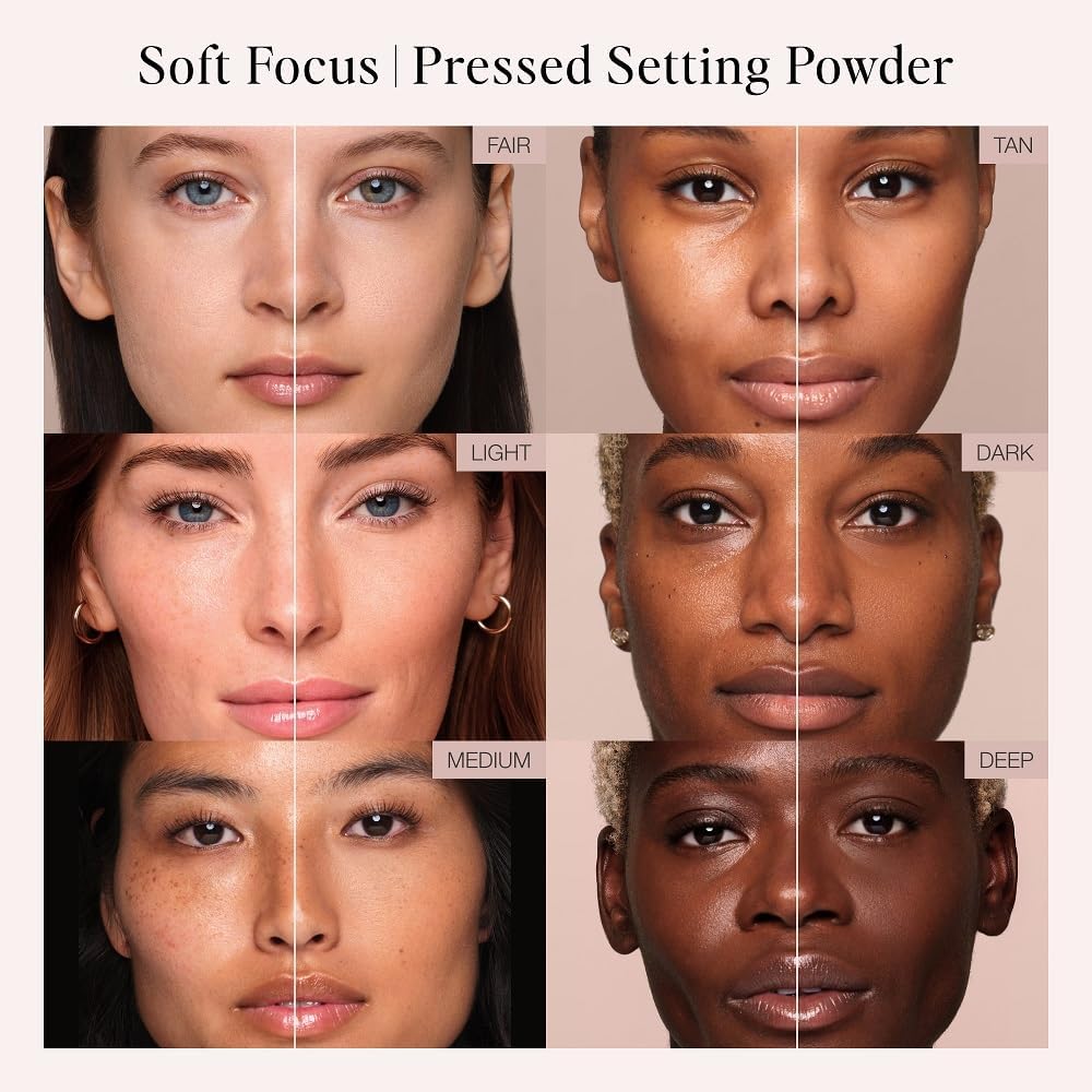 Jouer Soft Focus Hydrate & Setting - Pressed Powder with Matte Finish - Blurring Powder for Fine Lines and Pores - Set Face Makeup Foundation or Concealer - Translucent Jouer buy supplements canada