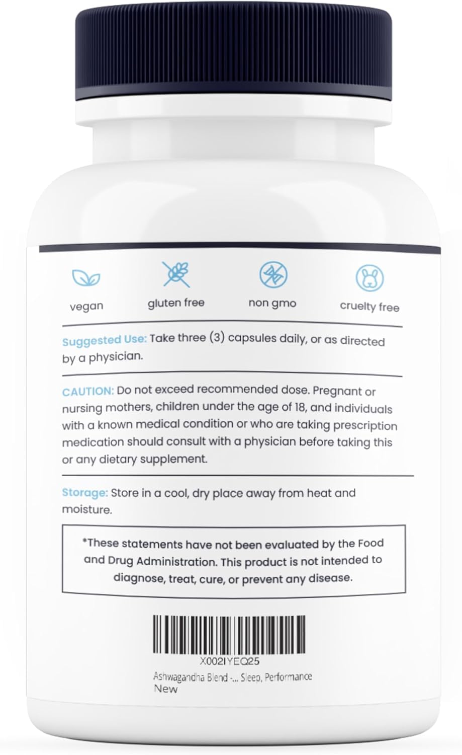 Nature's Pure Blend Ashwagandha Supplements – Organic Ashwagandha Root & Extract for Women and Men – Stress Relief, Sleep, and Mood Support – Athletic Performance & Focus Support – 60 Vegan Capsules Nature's Pure Blend buy supplements canada