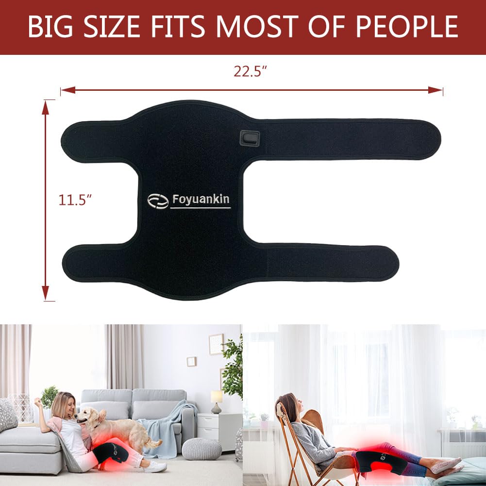 Foyuankin 660nm Red Light Therapy Pad for Joints, 850nm Infrared Light Benefits for Joint Foyuankin buy supplements canada