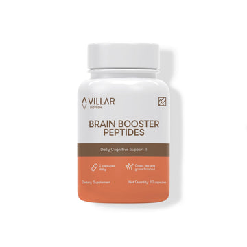 Nootropic Brain Supplement – Grass-Fed Bovine Brain Peptides for Focus, Memory & Mental Clarity – Ancestral Cognitive Support – Argentine Pasture-Raised, Non-GMO – 60 Capsules VILLAR BIOTECH buy supplements canada