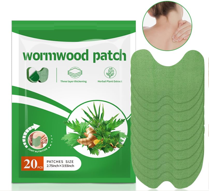 NiTa HyHy Wormwood Knee Pain Patches,Herbal Knee Patches for Pain Relief Extra Strength,Sciatica Pain Relief,for Knee, Back, Neck, Shoulder,20 Count NiTa HyHy buy supplements canada